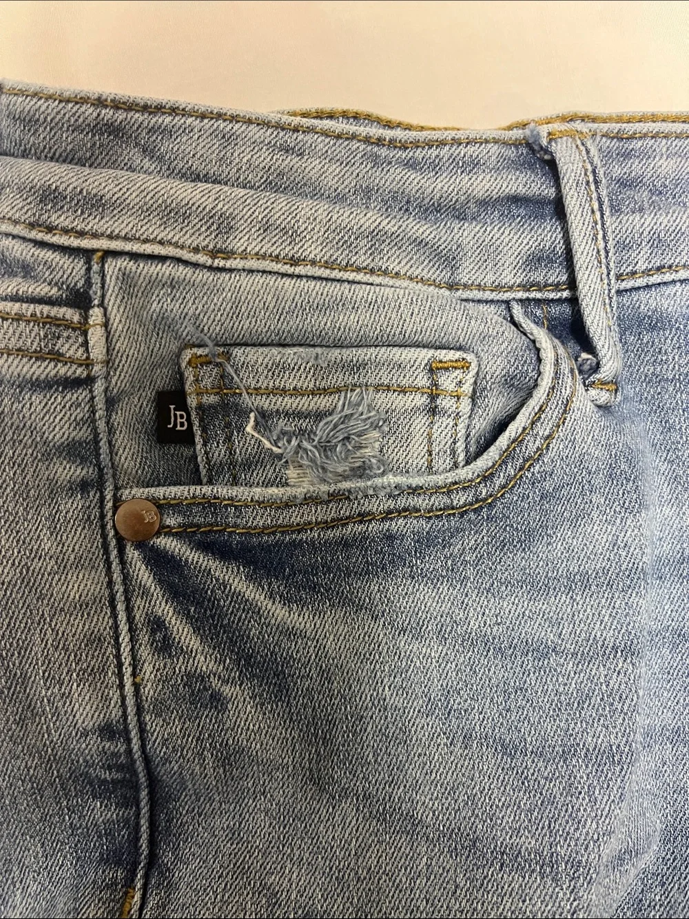 Judy Blue Light Wash Flare Jeans - Picture 6 of 10